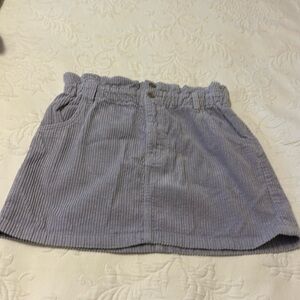 Women’s size large Pacsun lavender corduroy mini skirt